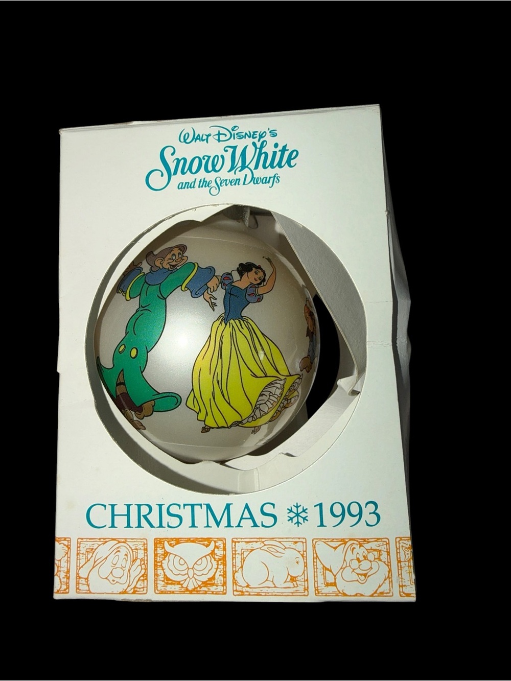 Walt Disney Snow White Christmas Ornament - 1993